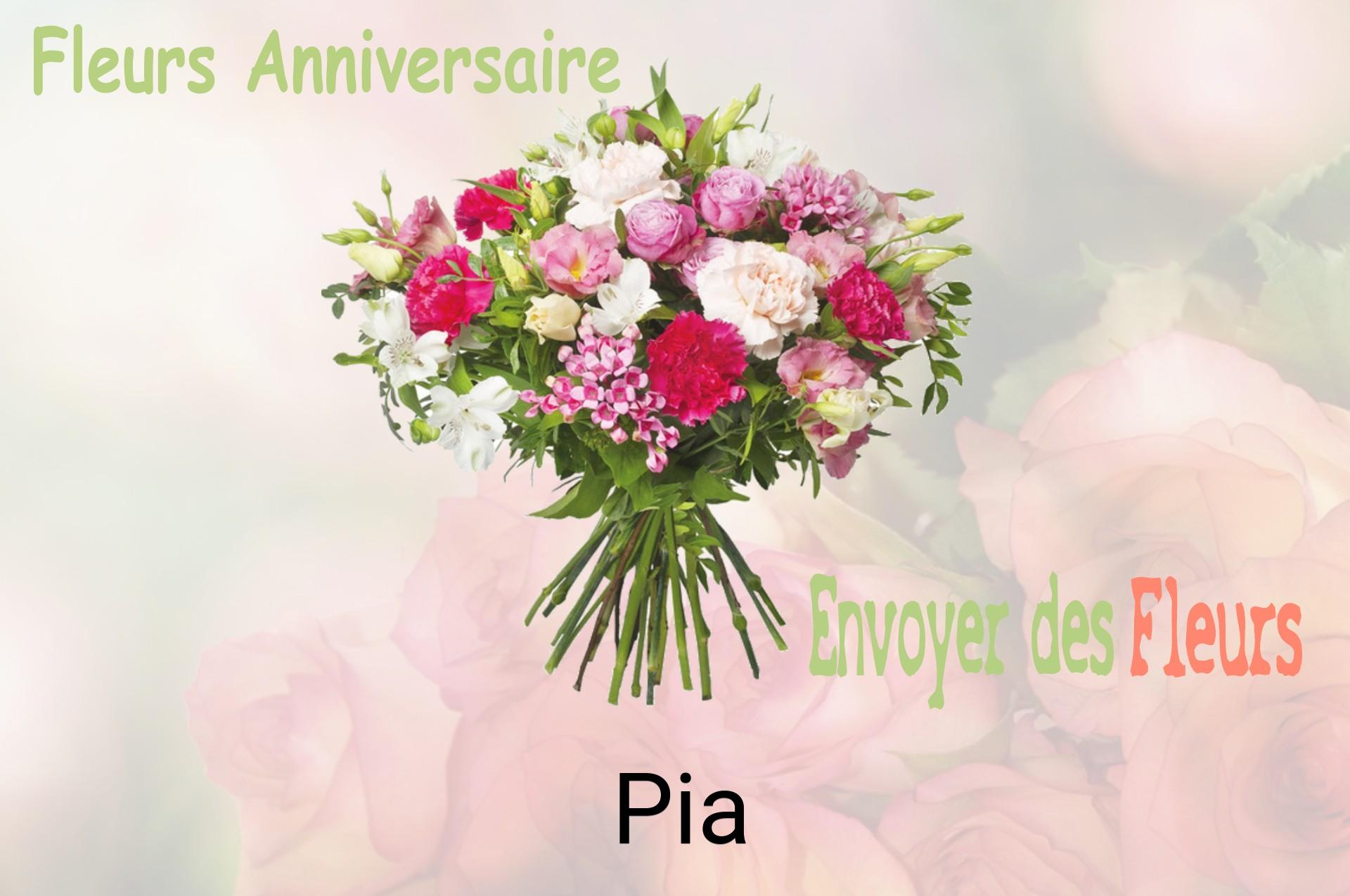 Bouquet de fleurs d’anniversaire livré à Pia